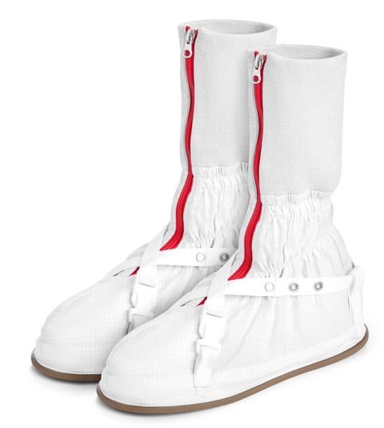Protective Booties – Red Zipper
