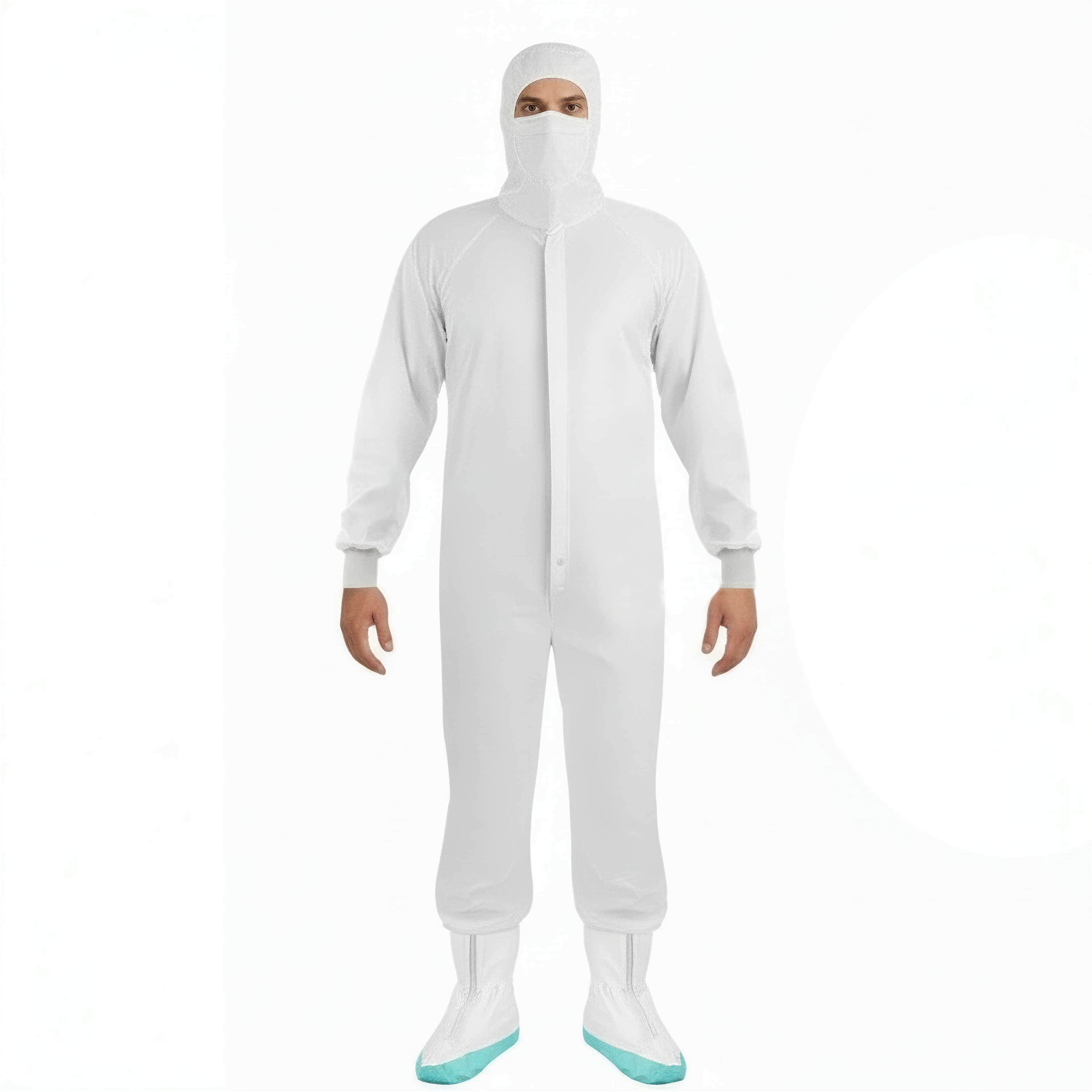 Coverall with Integrated Hood